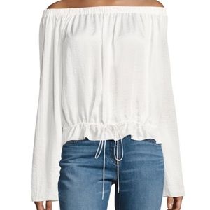 THEORY ODETTAH BLOUSE